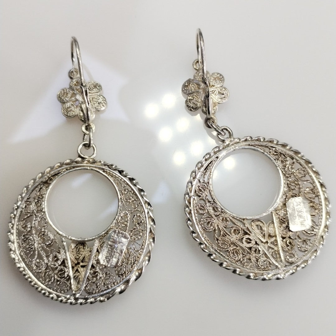 ARETES PAR PLATA 17.4 GRMS (SEMINUEVO)