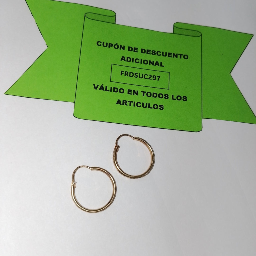 ARRACADAS PAR ORO 10 K 1,40 GRMS (SEMINUEVO)