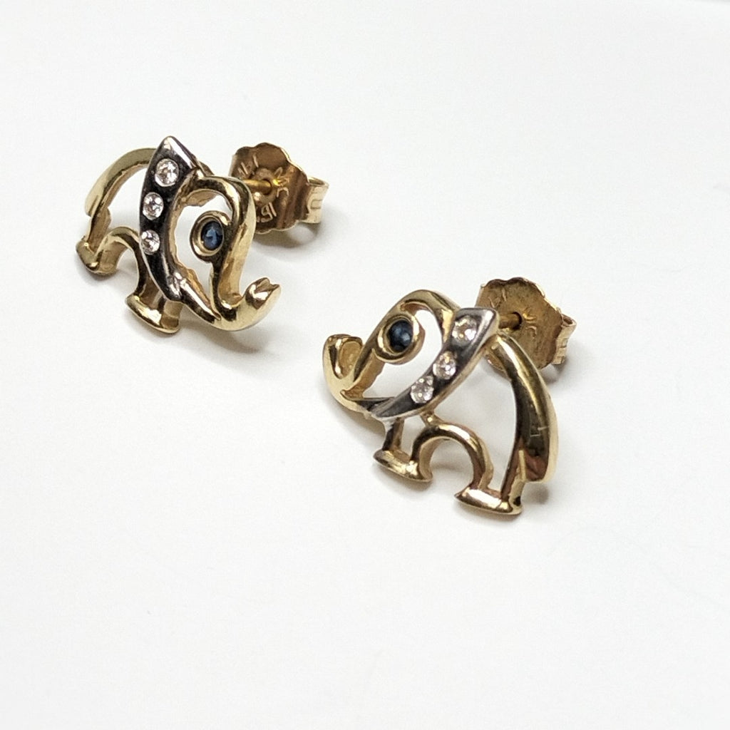 BROQUELES PAR ORO 14 K 2.6 GRMS (SEMINUEVO)