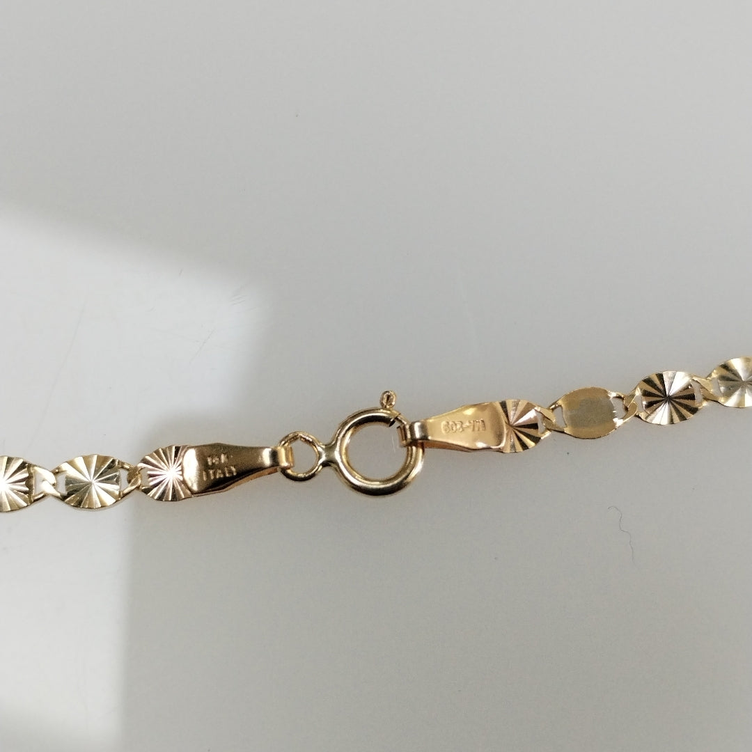 CADENA ORO 14 K 3.4 GRMS (SEMINUEVO)