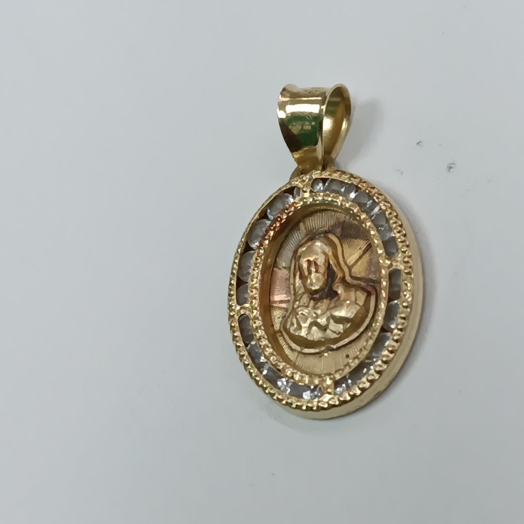 MEDALLA RELIGIOSA ORO 14 K 1,30 GRMS (SEMINUEVO)