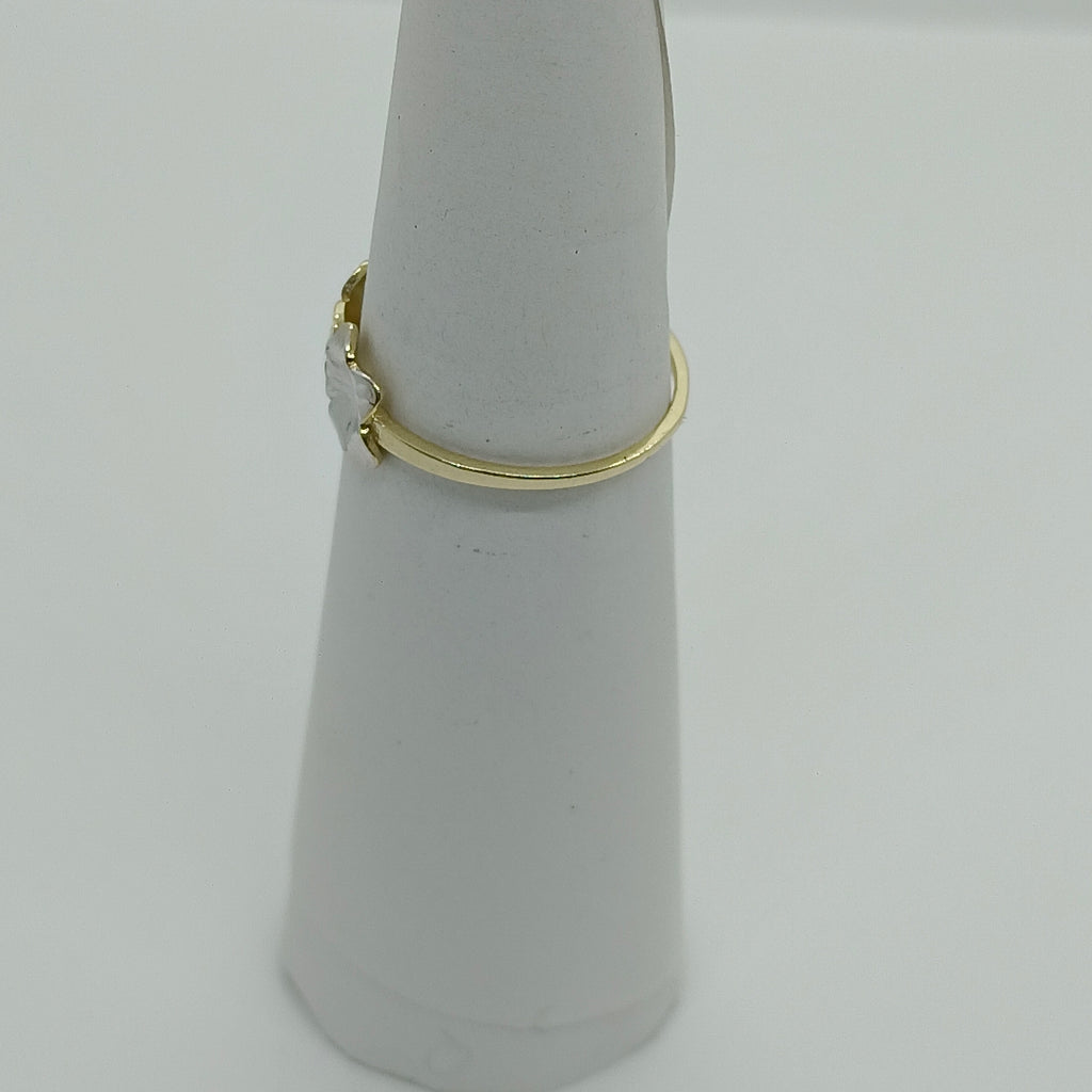 ANILLOS ANILLITO FIG FLORES 10K TALLA 8 1.3 GR (NUEVO)