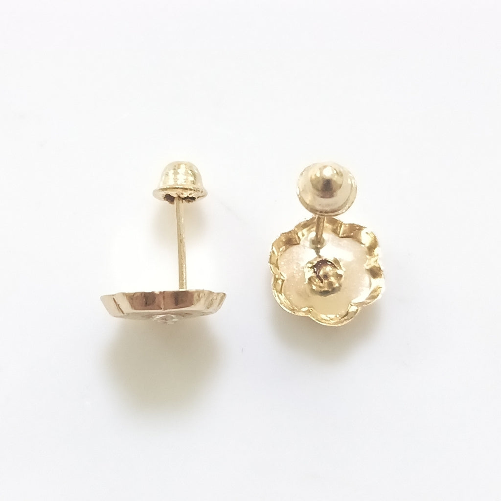 BROQUELES BROQUEL FIG FLOR C CIRCONIA 14K 0.2581 GR (NUEVO)