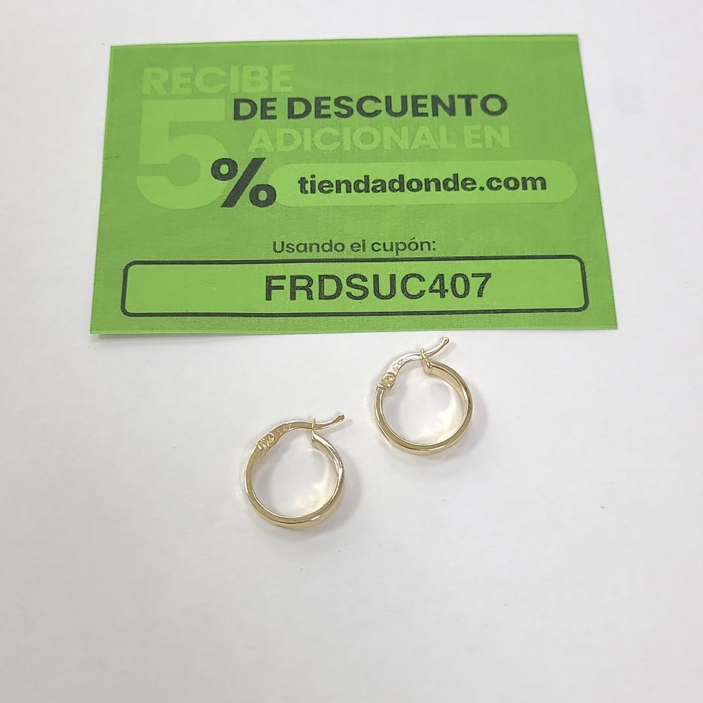ARRACADAS ORO 14K 1.4 (NUEVO)