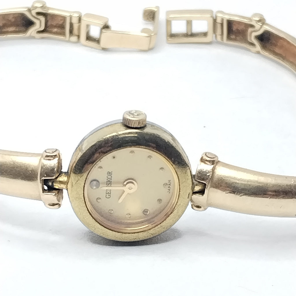 RELOJ CAJA ACERO PULSO ORO ORO 14 K 18.5 GRMS (SEMINUEVO)