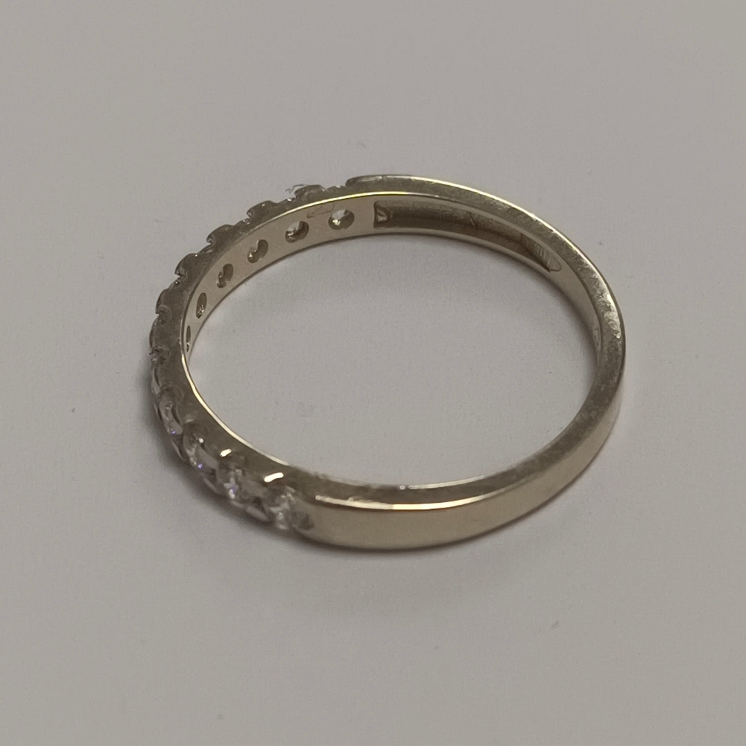 ANILLO ANILLITO MEDIA CHURUMBELA 14K 9 TALLA 2.2 GR (NUEVO)
