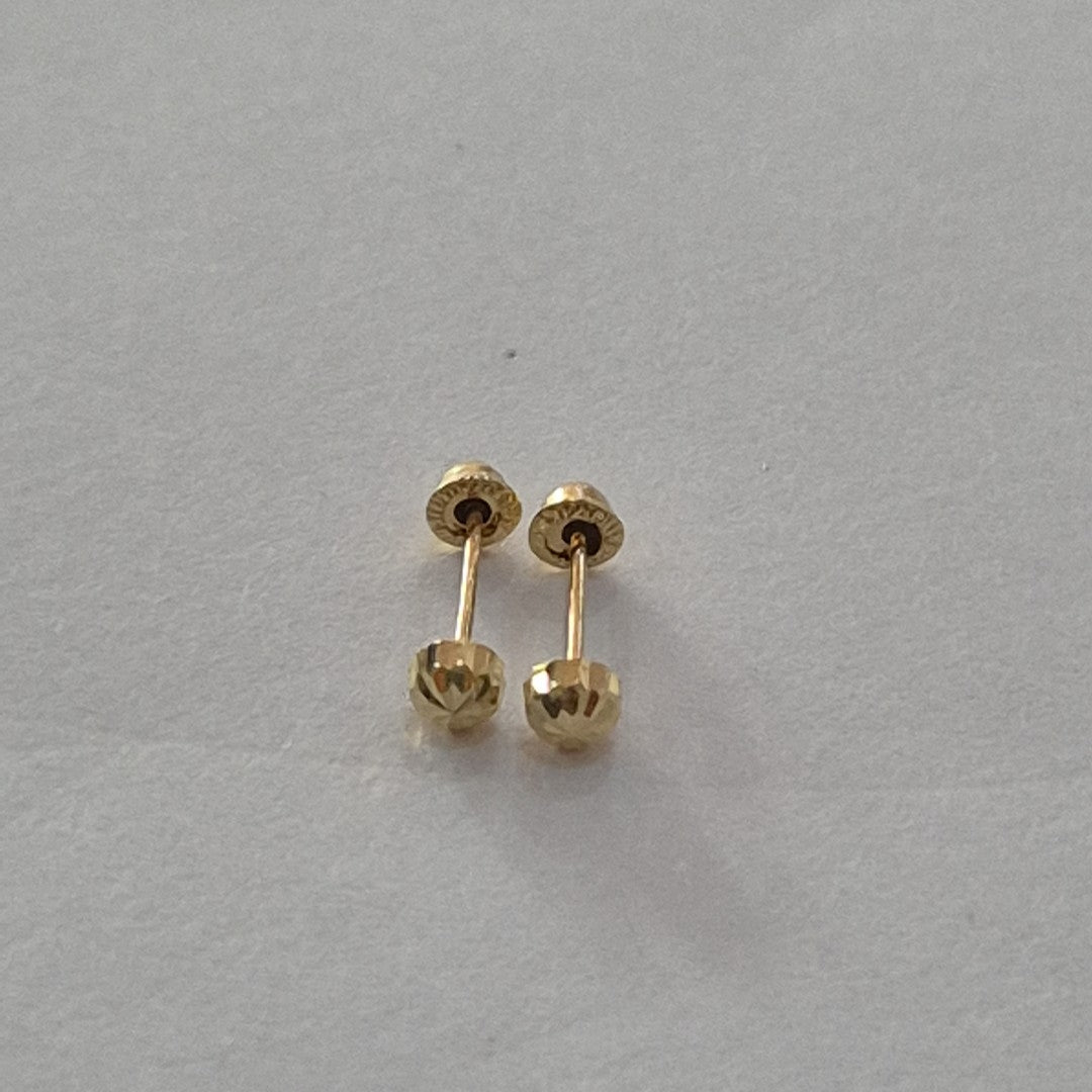 BROQUELES BROQUEL FIG HONGO 14K 0.17 GR (NUEVO)
