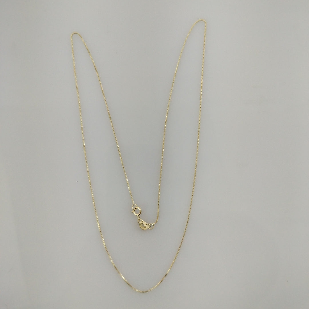 CADENA VENECIANO 14K 55 CM 1.7 GR (NUEVO)