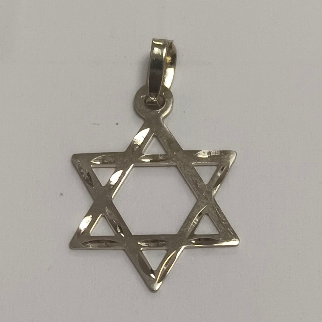 DIJE TEJIDO ESTRELLA DE DAVID 14K 0.5 GR (NUEVO)