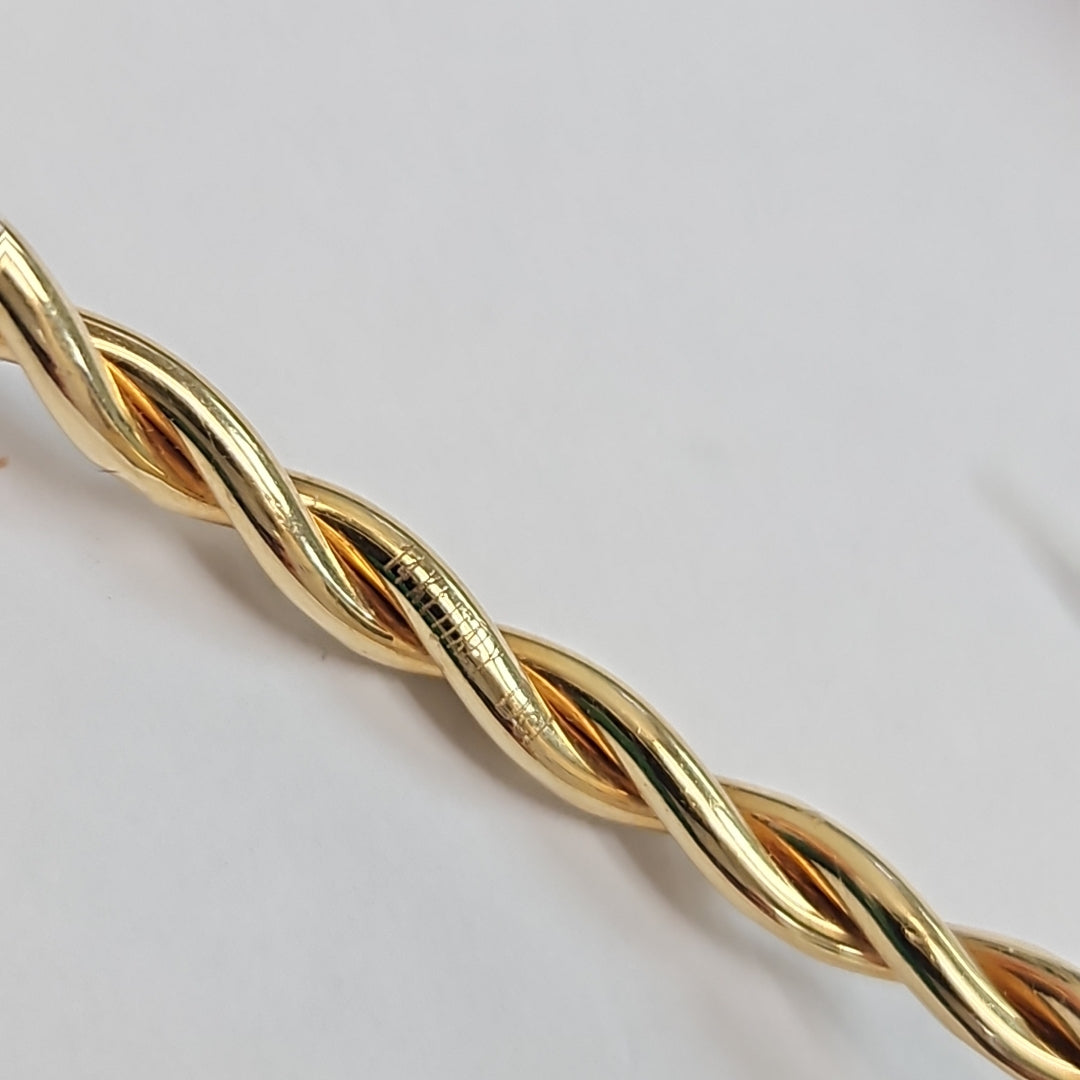 PULSERA RIGIDA ORO 10 K 3.5 GRMS (SEMINUEVO)