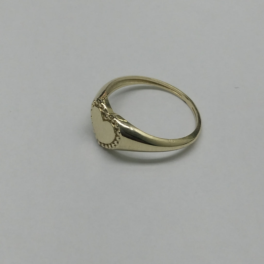 ANILLOS ANILLITO FIG CORAZON 10K TALLA 7 1.7 GR (NUEVO)