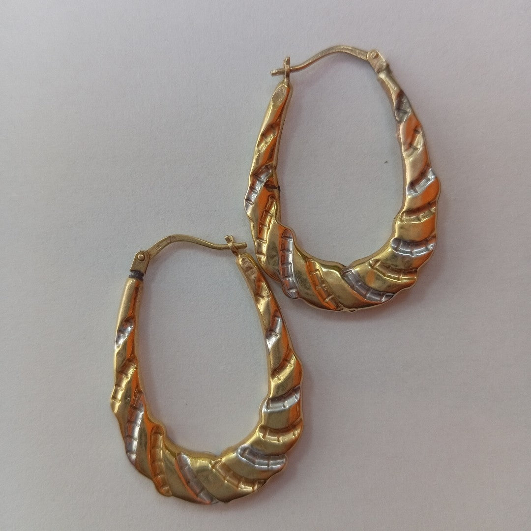 ARRACADAS PAR ORO 10 K 1.5 GRMS (SEMINUEVO)
