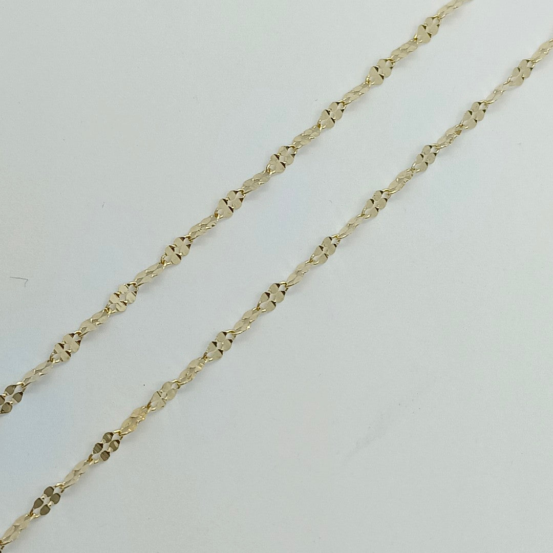 CADENA ESPECIAL 10K 55 CM 1.1 GR (NUEVO)