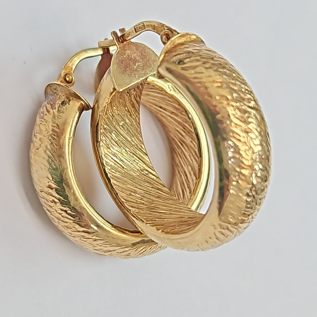 ARRACADAS PAR ORO 14 K 3.5 GRMS (SEMINUEVO)