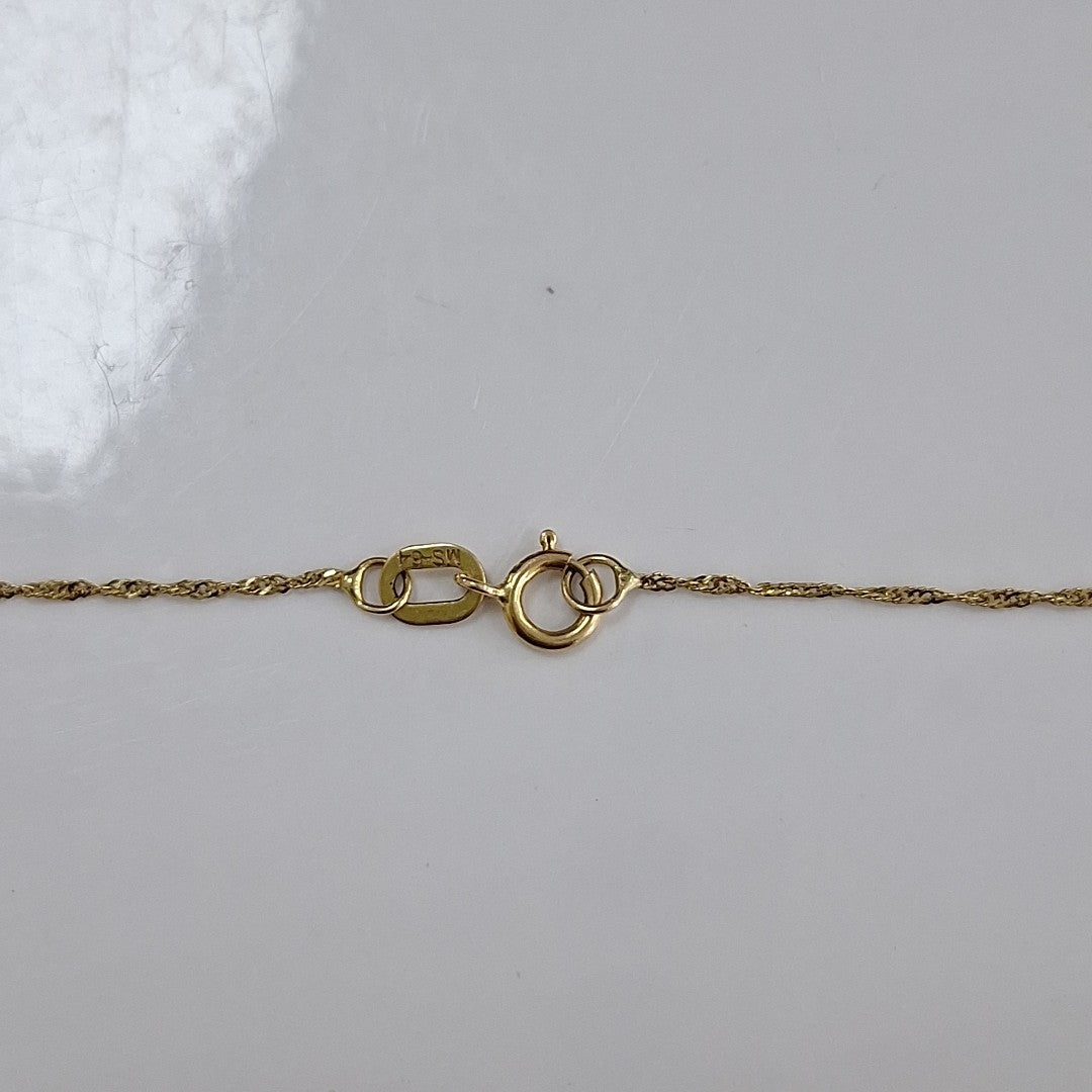 GARGANTILLA ORO 14 K 1,30 GRMS (SEMINUEVO)