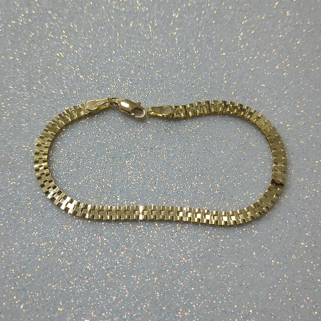 PULSERA ESPECIAL 14K 18 CM 4 GR (NUEVO)