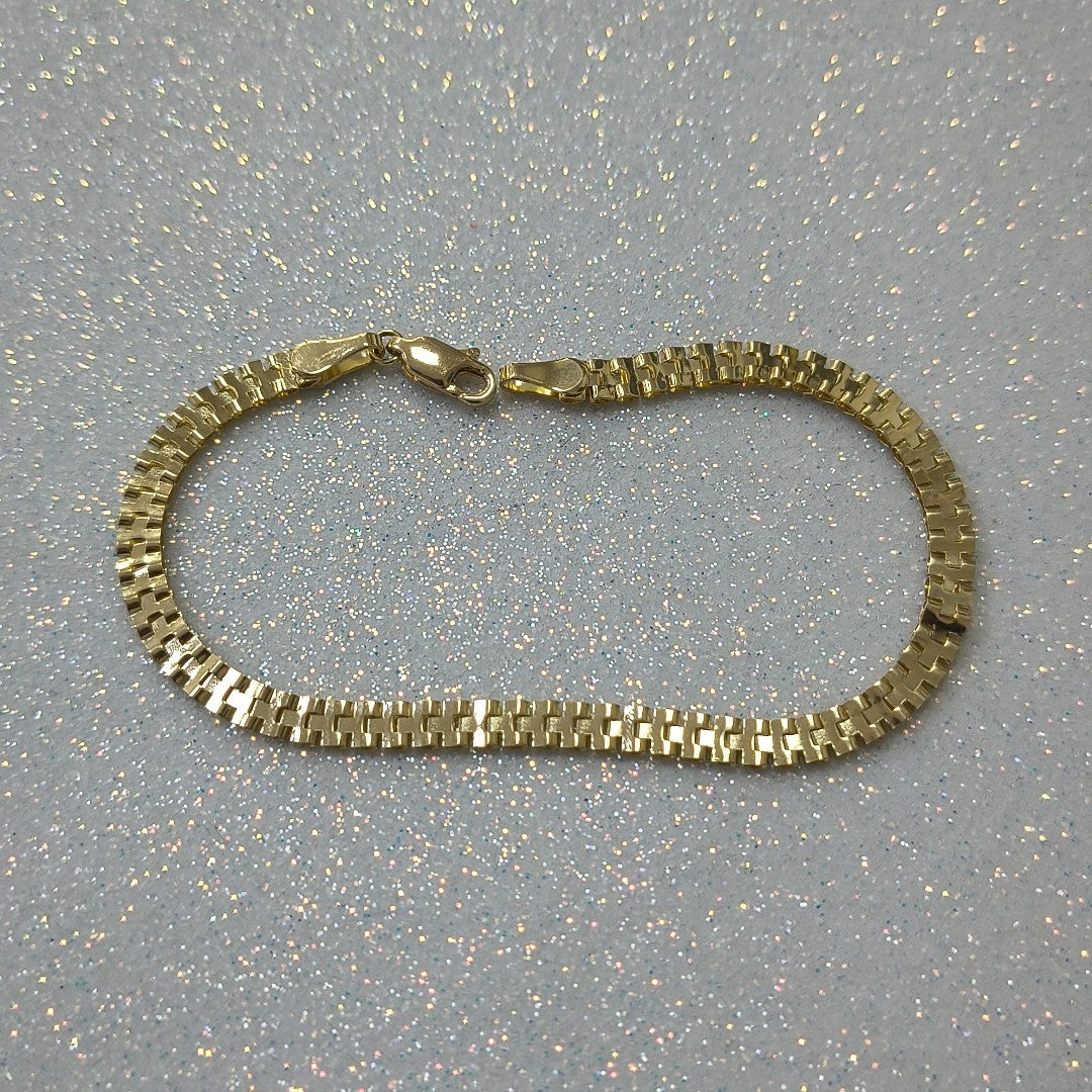 PULSERA ESPECIAL 14K 18 CM 4 GR (NUEVO)
