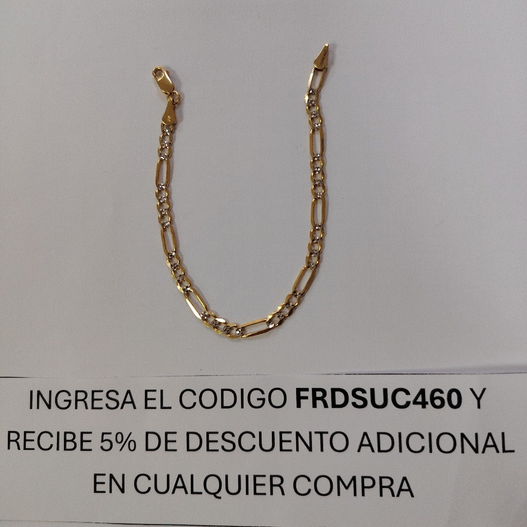 PULSERA 3X1 14K 18 CM 4.1 GR (NUEVO)
