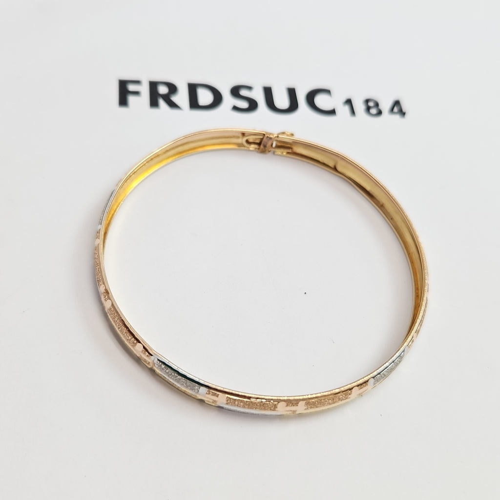 PULSERA RIGIDA ORO 14 K 6.4 GRMS (SEMINUEVO)