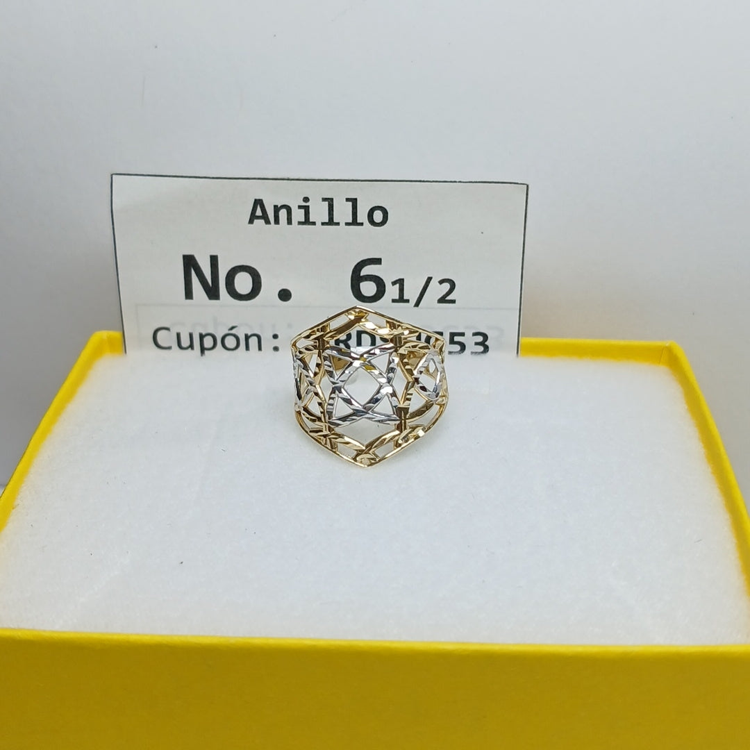 ANILLOS CON ESTRELLA CELTA 14K TALLA 6.5 2.2 GR (NUEVO)
