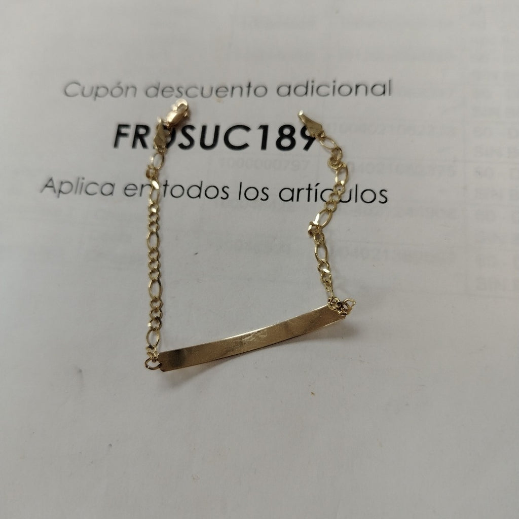 PULSERA ESCLAVA 3X1 10K 18 CM 2.6 GR (NUEVO)