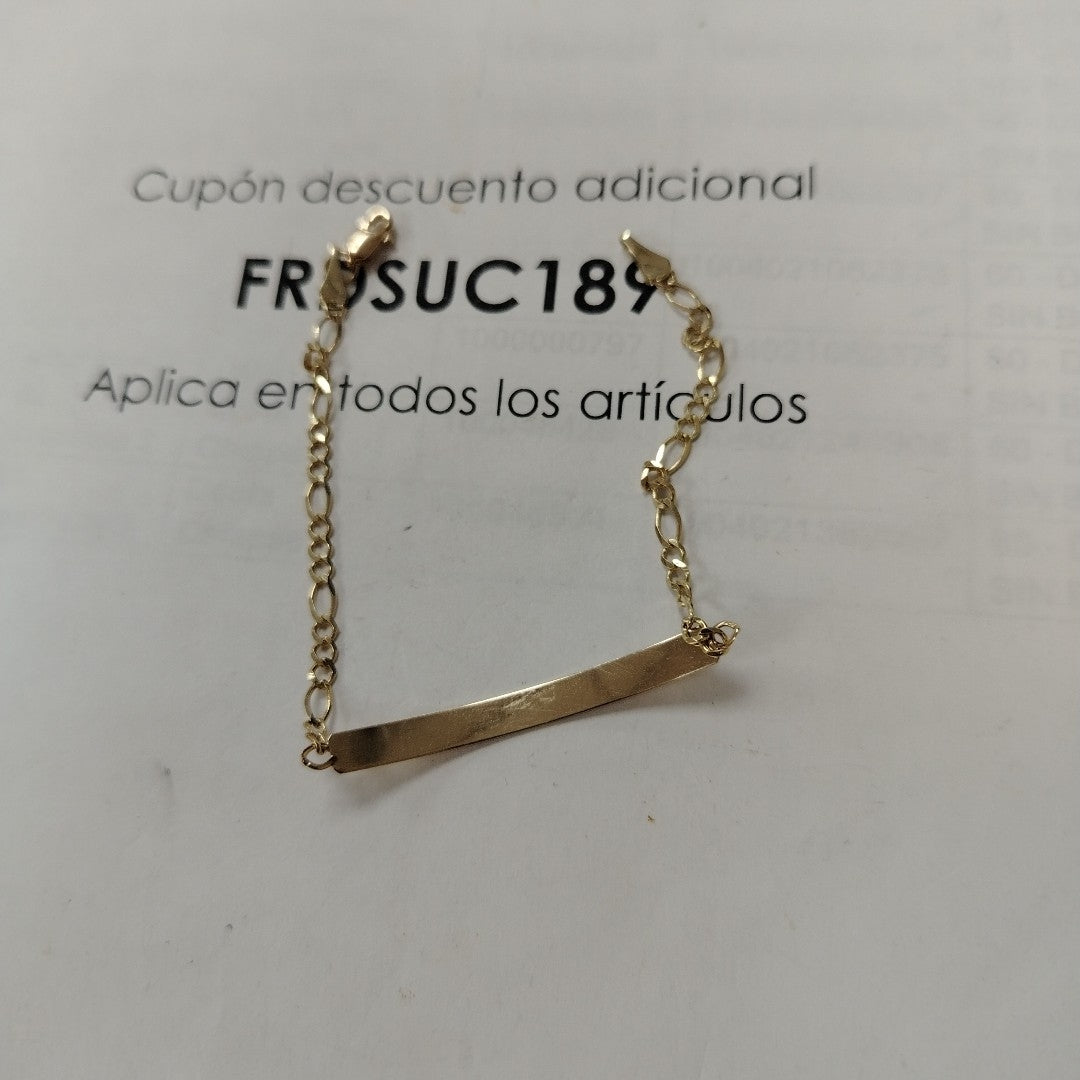 PULSERA ESCLAVA 3X1 10K 18 CM 2.6 GR (NUEVO)