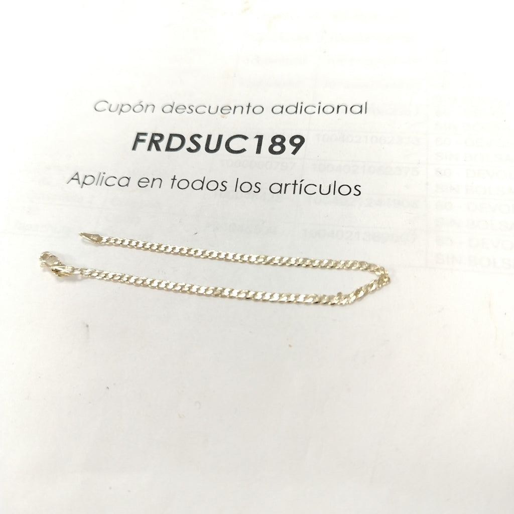 PULSERA BARBADA 14K 18 CM 2 GR (NUEVO)