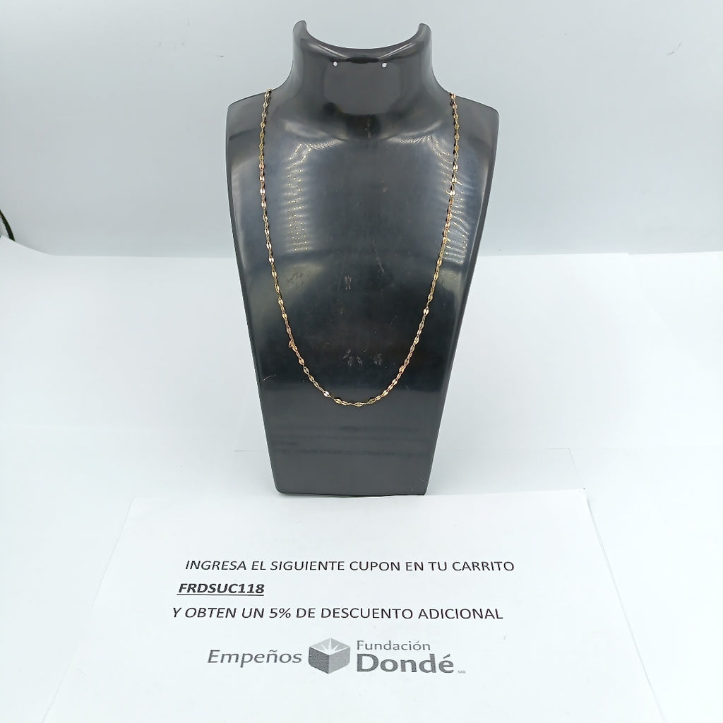 CADENA ORO 10 K 1.1 GRMS (SEMINUEVO)