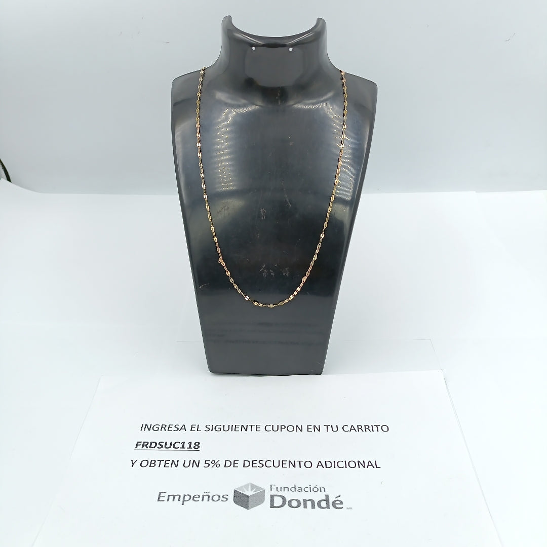 CADENA ORO 10 K 1.1 GRMS (SEMINUEVO)