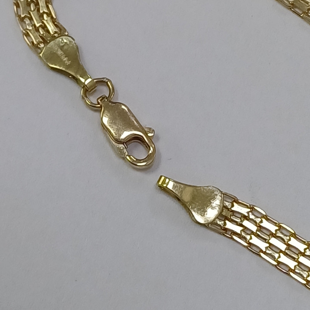 PULSERA ESPECIAL 10K 18 CM 3.9 GR (NUEVO)