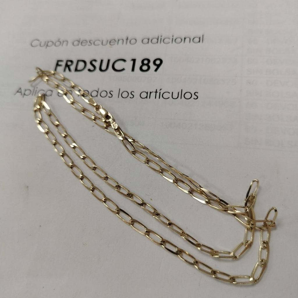 CADENA ESLABON 14K 55 CM 6.8 GR (NUEVO)