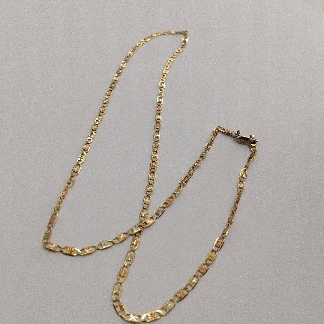 CADENA ORO, ORO COMBINADO 10 K 4.7 GRMS (SEMINUEVO)