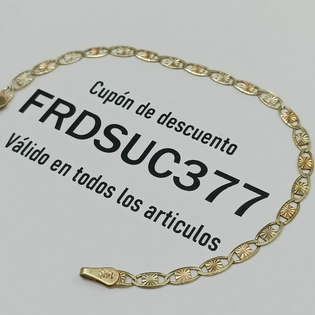PULSERA ORO 14 K 2.8 GRMS (SEMINUEVO)