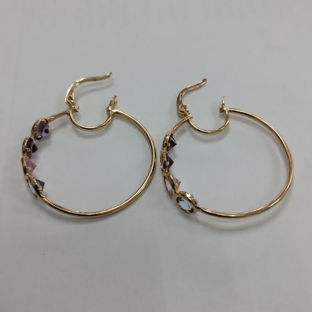ARRACADAS PAR ORO 14 K 3.6 GRMS (SEMINUEVO)