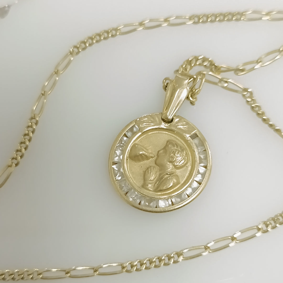CADENA, DIJE ORO 10 K 4.5 GRMS (SEMINUEVO)