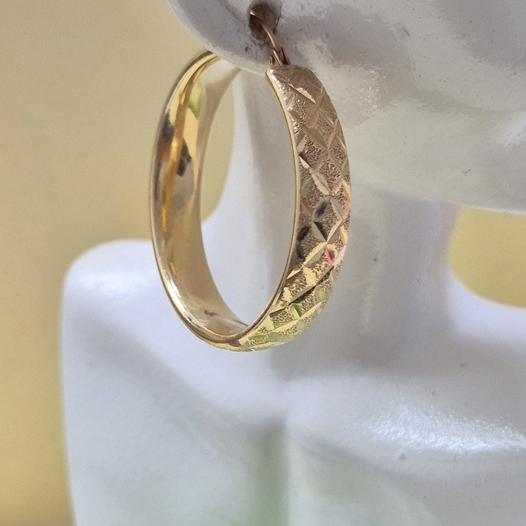 ARRACADAS PAR ORO 14 K 6.2 GRMS (SEMINUEVO)