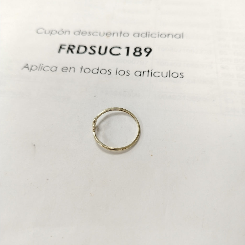 ANILLOS ANILLITO FIG CORAZON 10K TALLA 9 0.9 GR (NUEVO)