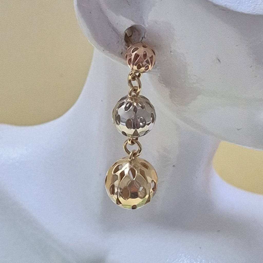 ARETES PAR ORO 10 K 3.2 GRMS (SEMINUEVO)