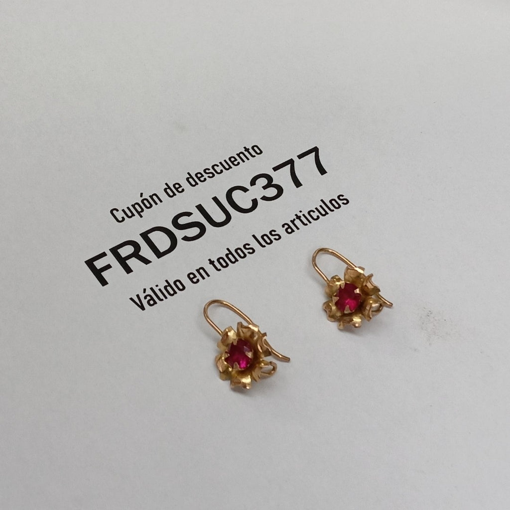 ARETES PAR ORO 8 K 2.4 GRMS (SEMINUEVO)