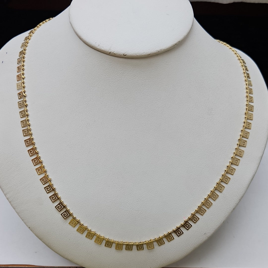 GARGANTILLA ORO 14 K 8.5 GRMS (SEMINUEVO)