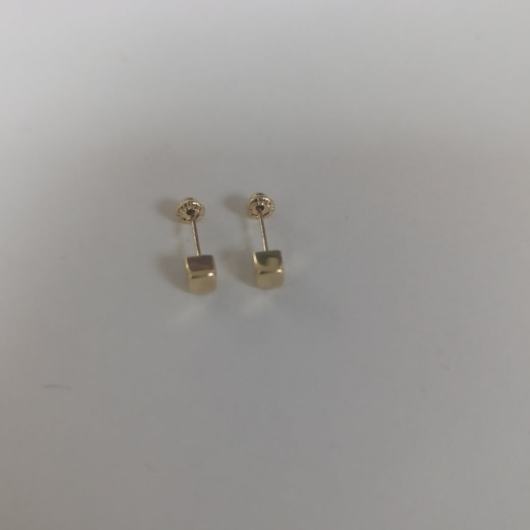 BROQUELES BROQUEL FIG CUBO 14K 0.203 GR (NUEVO)