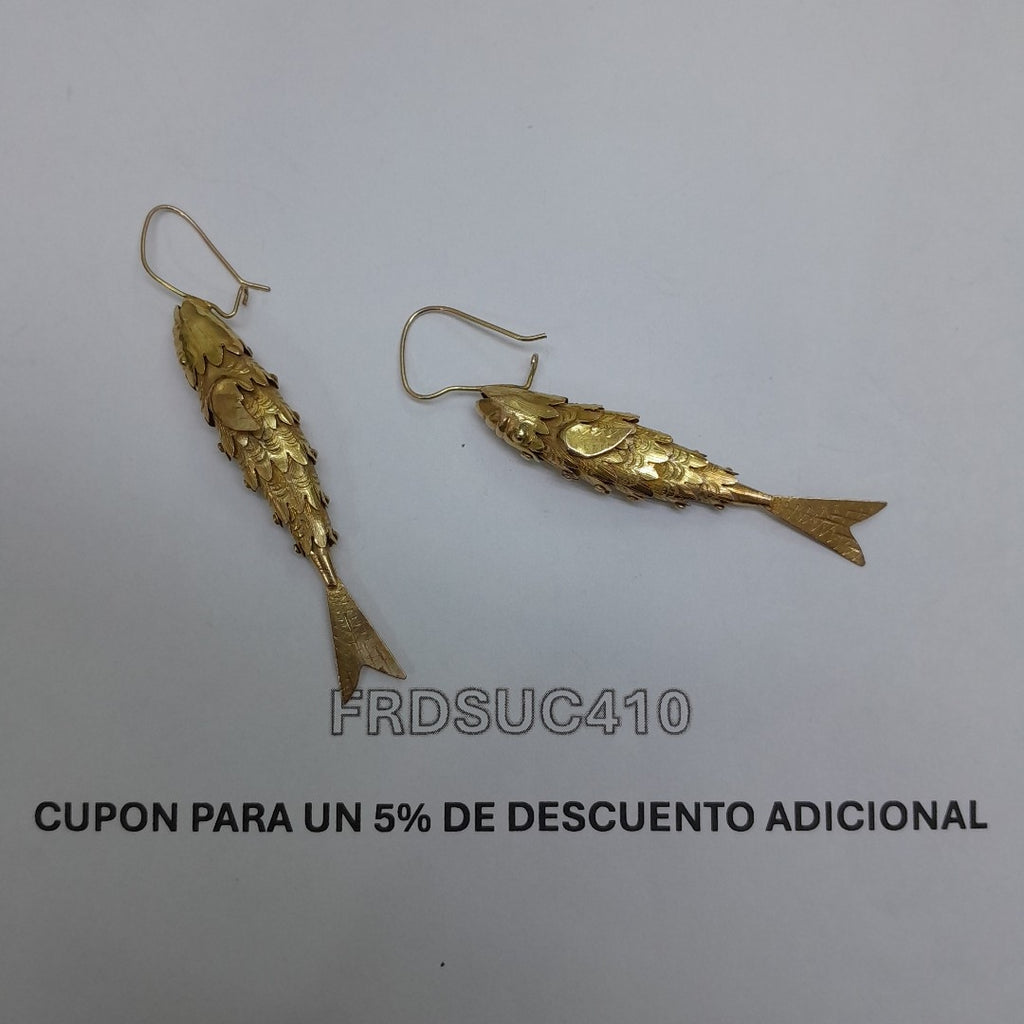 ARETES PAR ORO 10 K 5,00 GRMS (SEMINUEVO)