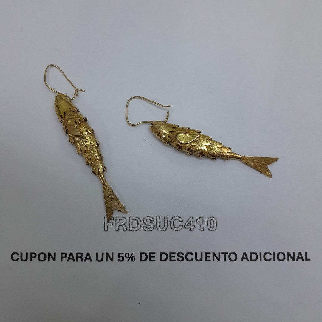 ARETES PAR ORO 10 K 5,00 GRMS (SEMINUEVO)