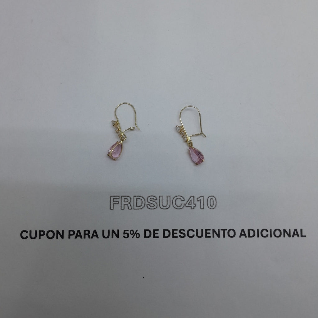 ARETES PAR ORO 10 K 1.1 GRMS (SEMINUEVO)