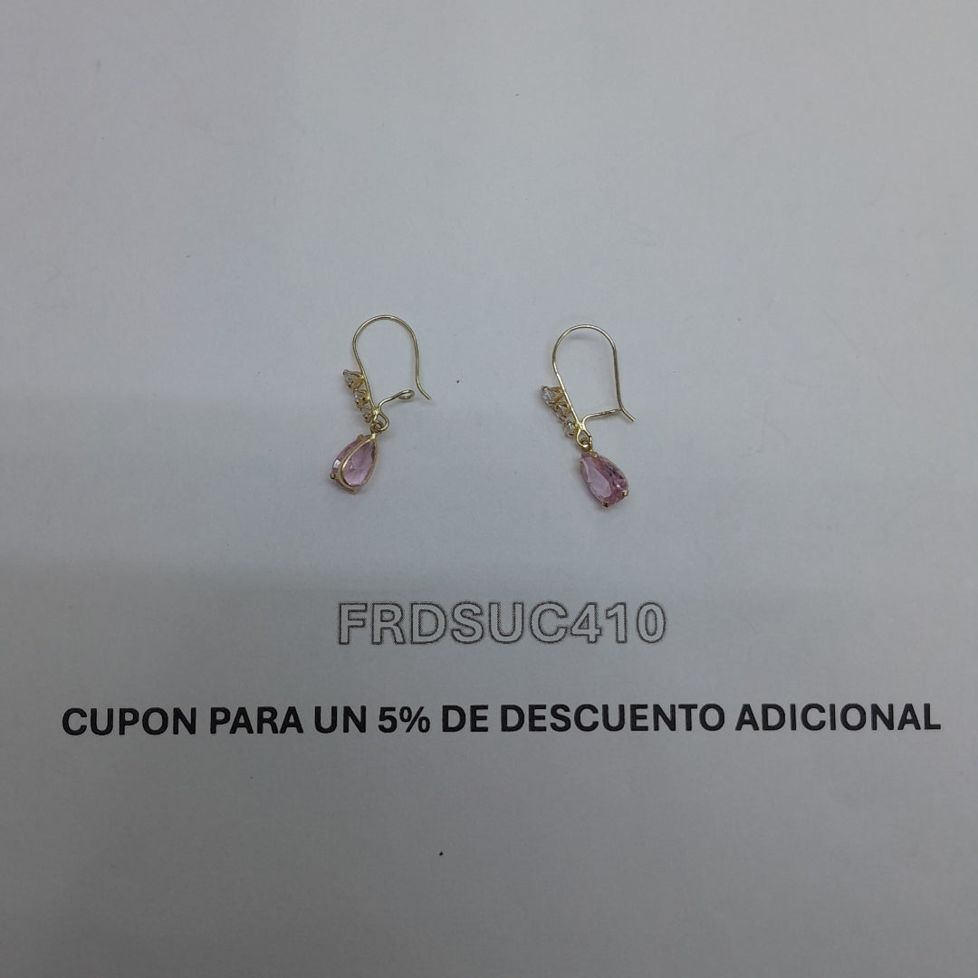 ARETES PAR ORO 10 K 1.1 GRMS (SEMINUEVO)