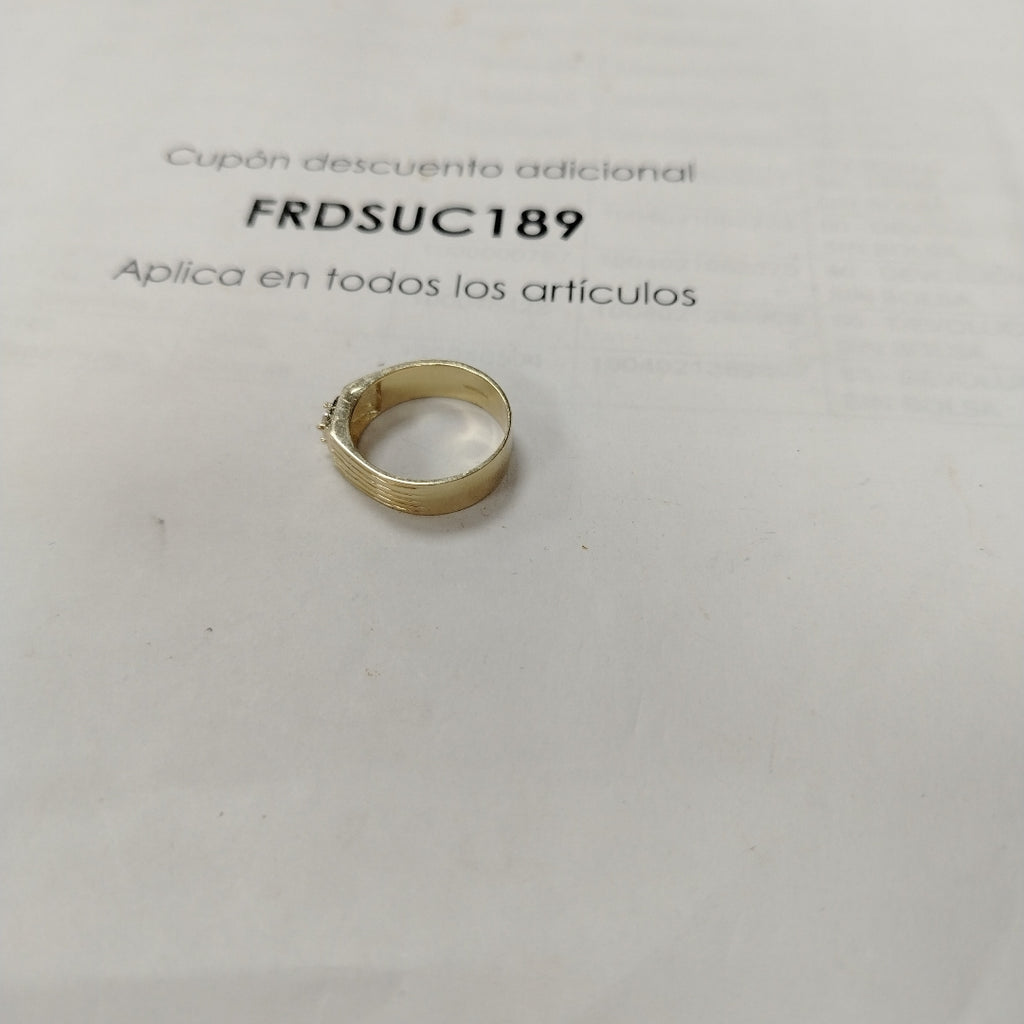 ANILLOS CON CIRCONIA 14K TALLA 9 4.1 GR (NUEVO)