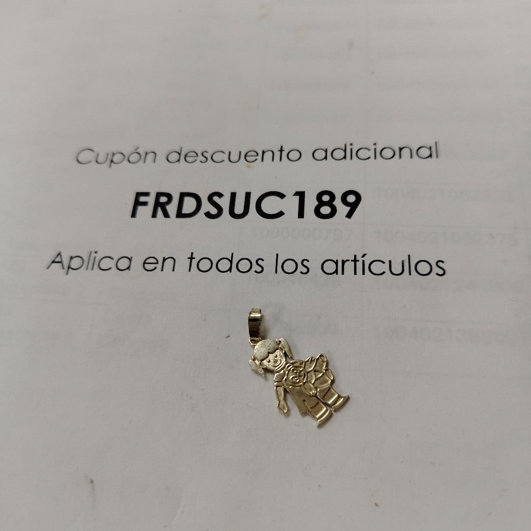 DIJE NIÑA 10K 1 GR (NUEVO)