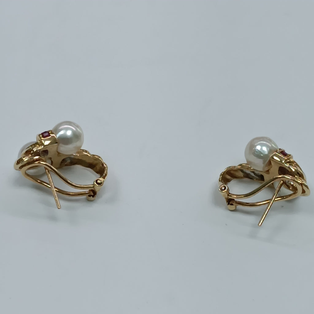 ARETES PAR ORO 14 K 7.3 GRMS (SEMINUEVO)