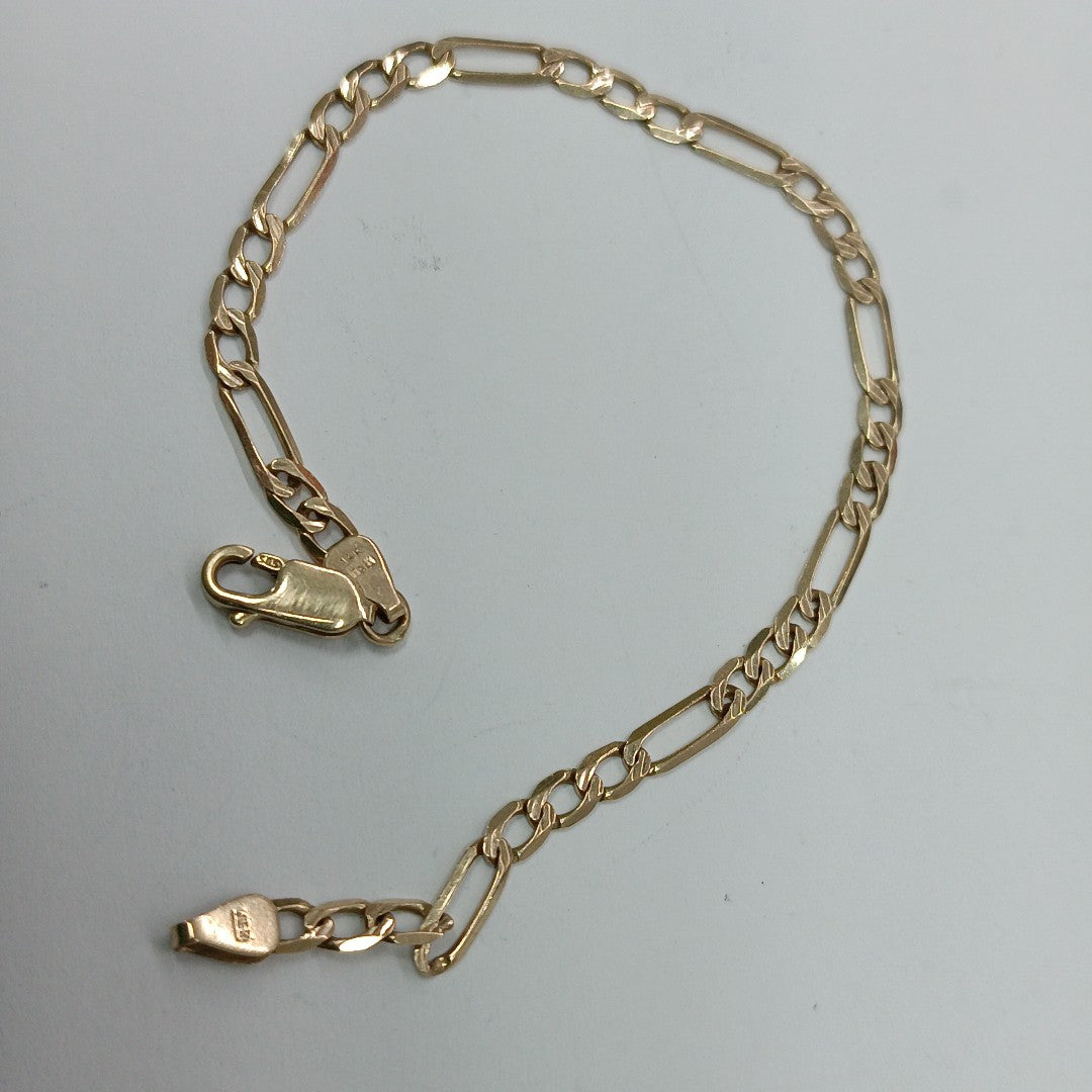 PULSERA ORO 14 K 3.6 GRMS (SEMINUEVO)