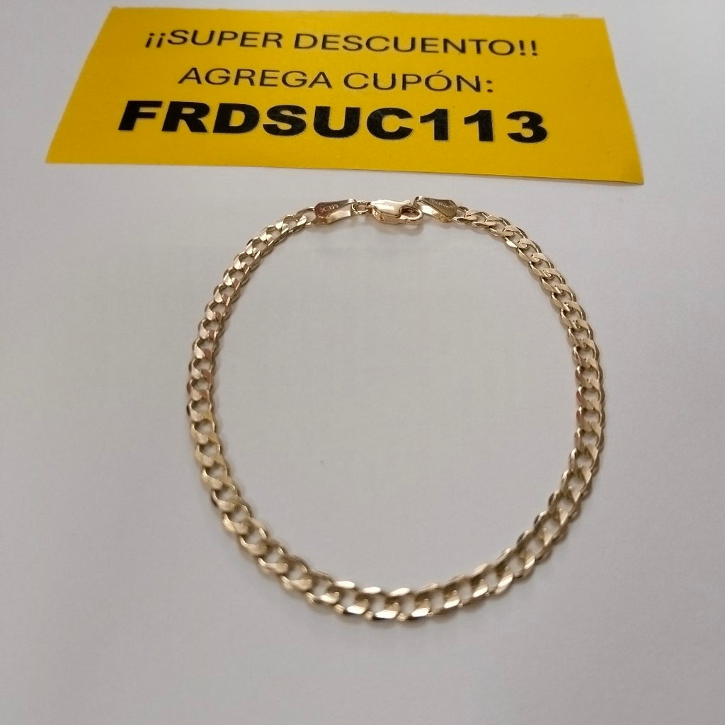 PULSERA BARBADA 14K 21 CM 5 GR (NUEVO)